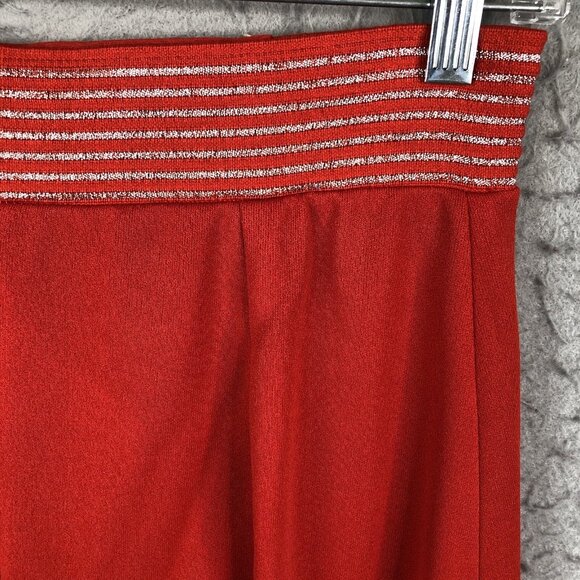 Vintage Celanese Maxi Skirt Women 14 Retro Polyester 70s Sailor Preppy Old Money - Picture 14 of 16